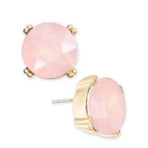 On 34th Pink Gold-Tone Stud Earrings NWT